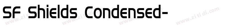 SF Shields Condensed字体转换 SF Shields Condensed字体转换